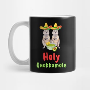 Funny Quokka lover guacamole pun Sombrero Cinco de Mayo Mug